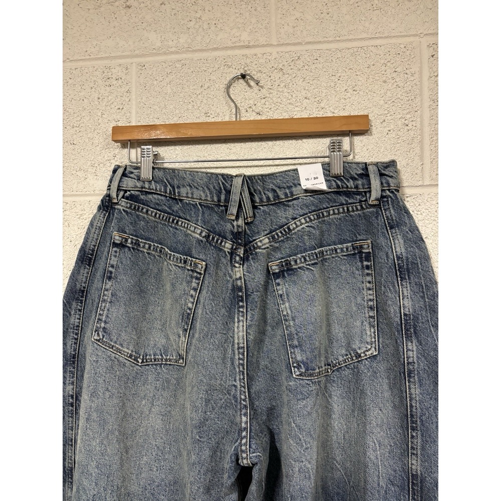 NWT Good American Good Extreme Barrel Jeans Womens 10/30 Retail $169 - Picture 5 of 5